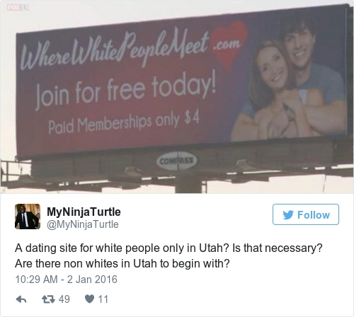 white dating site only